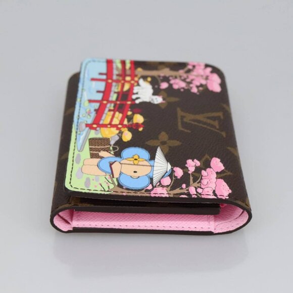 LOUIS VUITTON Monogram Vivienne Portefeuille Victorine Wallet M81638 Auth 98410S - Picture 3 of 16